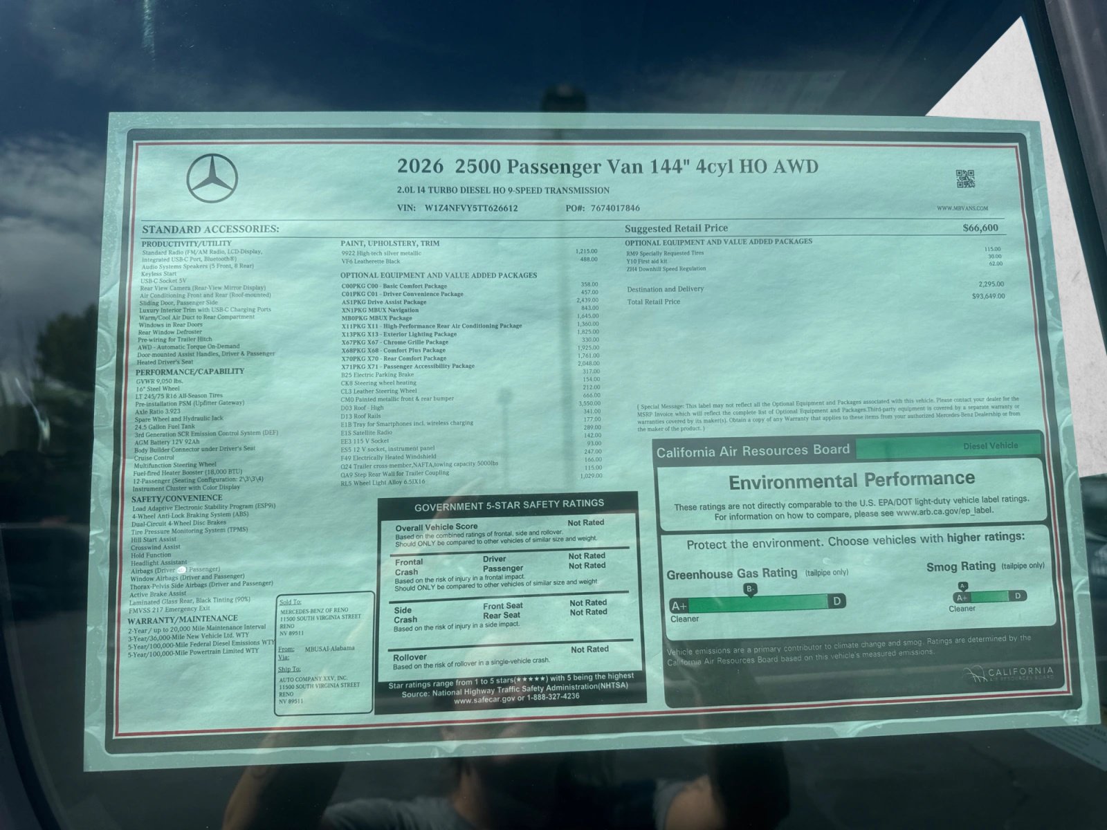 New 2026 Mercedes-Benz Sprinter 2500 image 19
