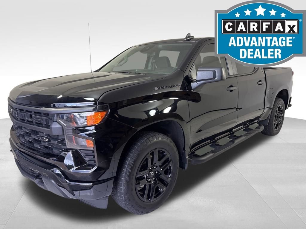 Used 2024 Chevrolet Silverado 1500 Custom w/ Turbomax Blackout Package