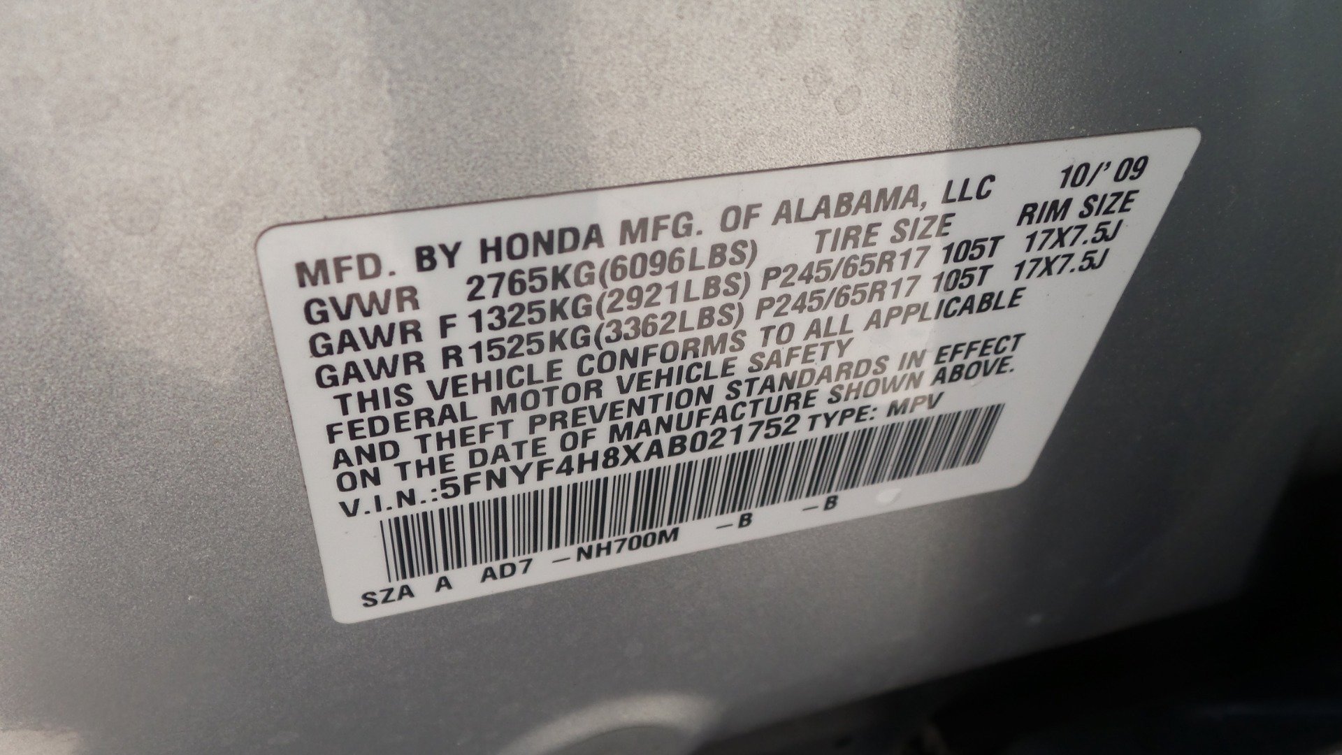 Used 2010 Honda Pilot Touring image 51