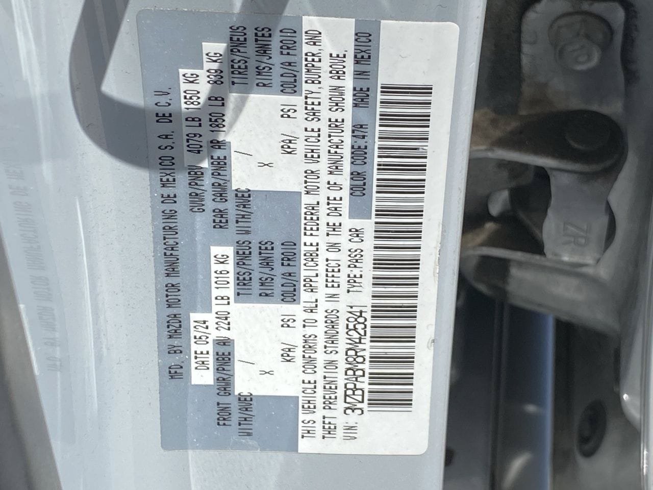 Used 2024 MAZDA MAZDA3 s FWD image 12