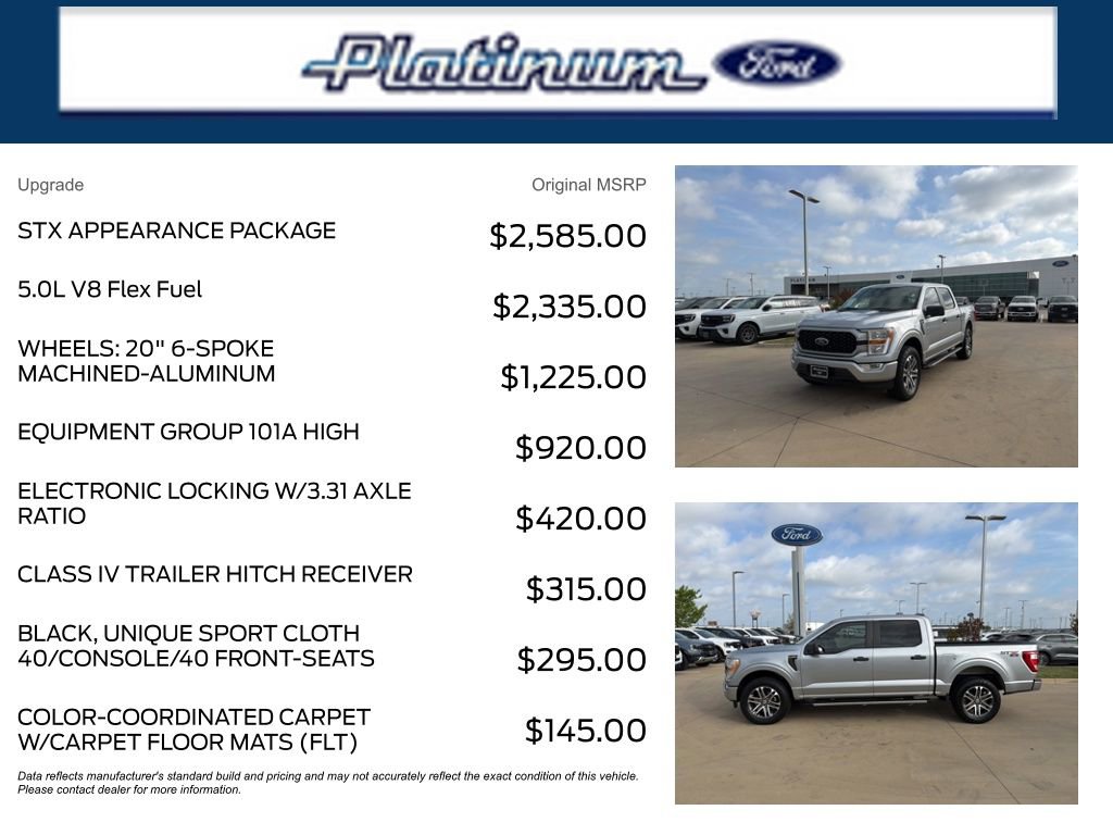 Used 2022 Ford F150 XL w/ STX Appearance Package image 11
