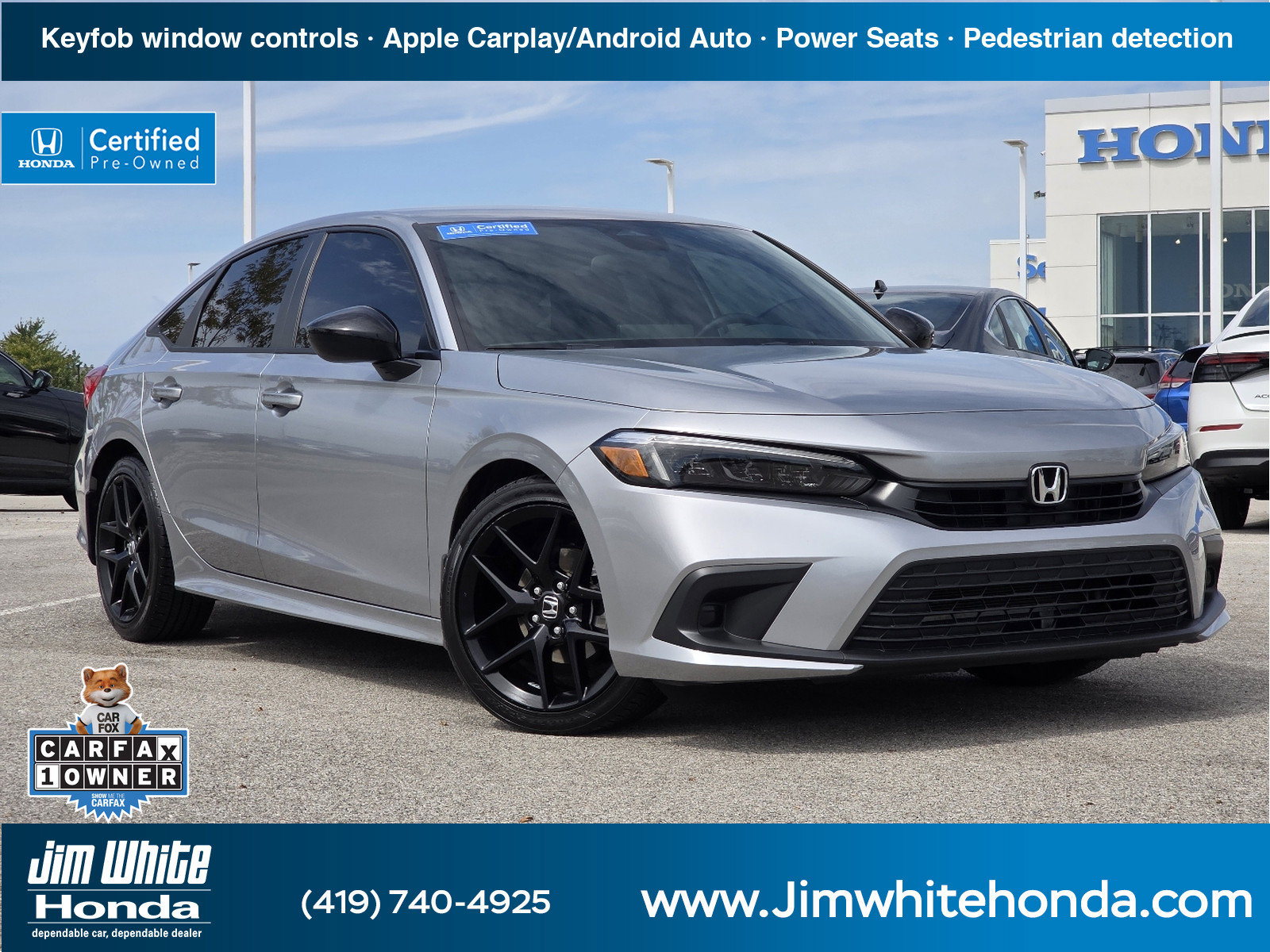 Certified 2024 Honda Civic Sport