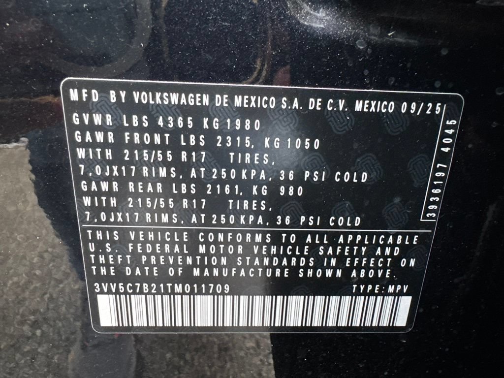 Certified 2026 Volkswagen Taos S FWD image 14