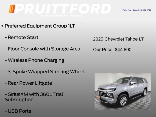 Used 2025 Chevrolet Tahoe LT RWD image 13