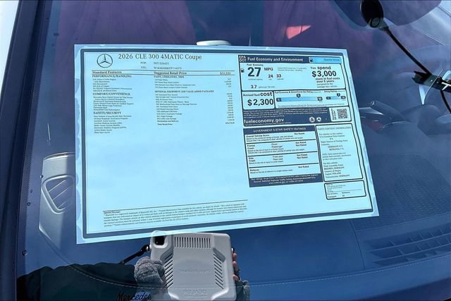 New 2026 Mercedes-Benz CLE 300 4MATIC Coupe image 17