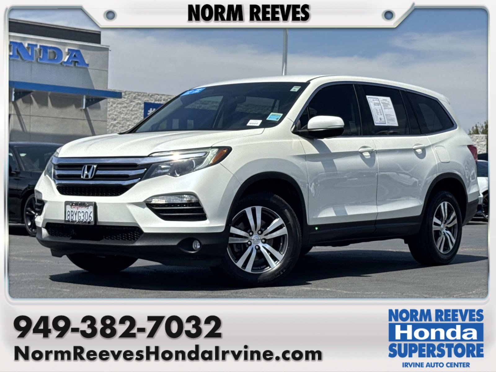 Certified 2017 Honda Pilot EX image 1