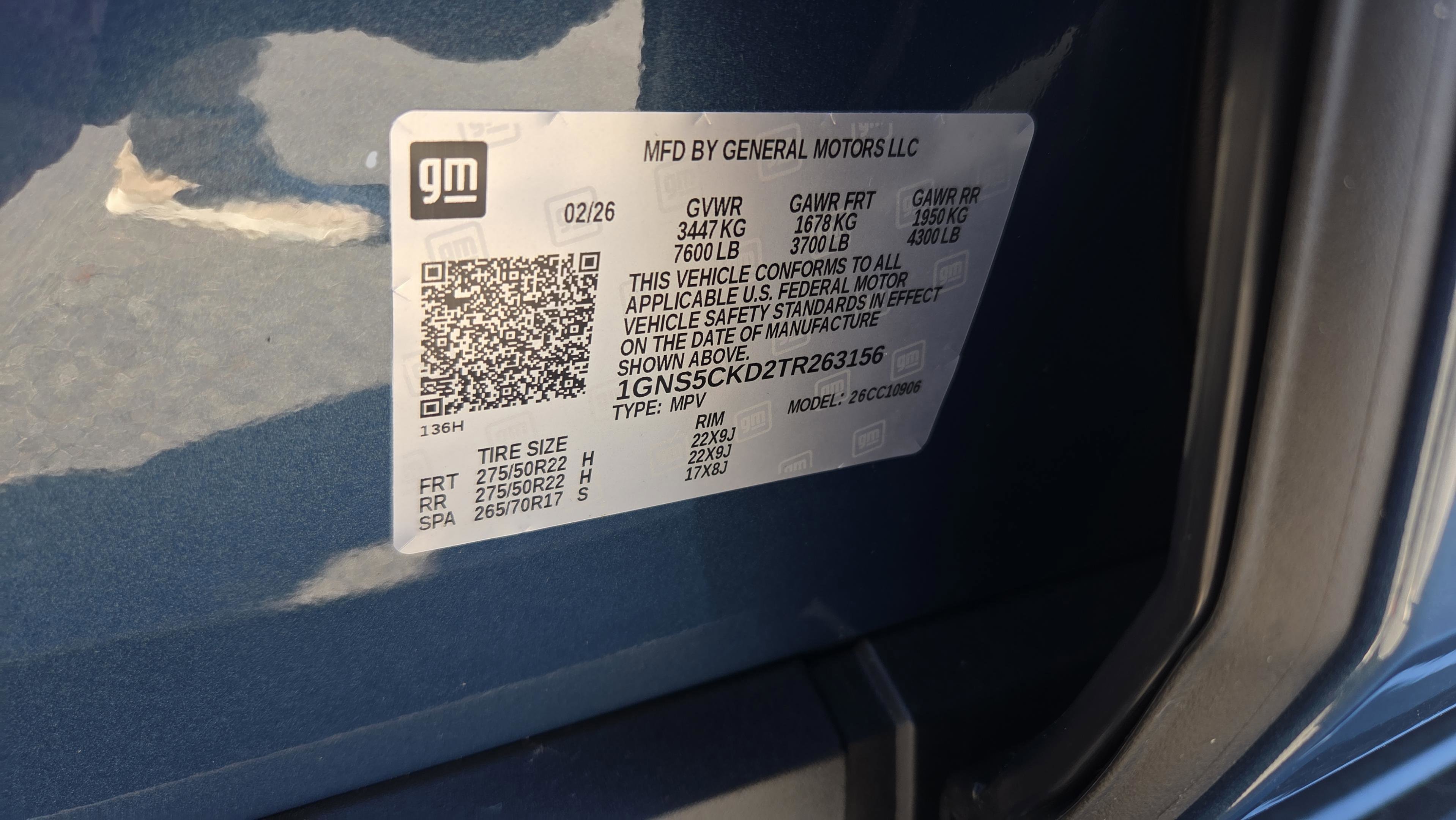 New 2026 Chevrolet Suburban LT w/ Comfort Package image 13