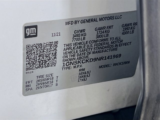Used 2022 Chevrolet Suburban LT AWD/4WD image 30