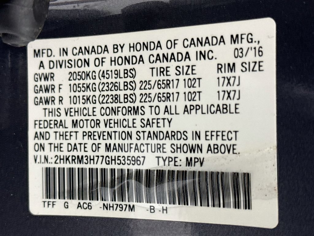 Used 2016 Honda CR-V EX-L image 33