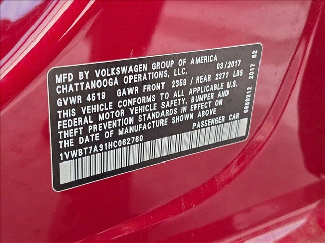 Used 2017 Volkswagen Passat 1.8T SE w/ SE Lighting Package FWD image 23