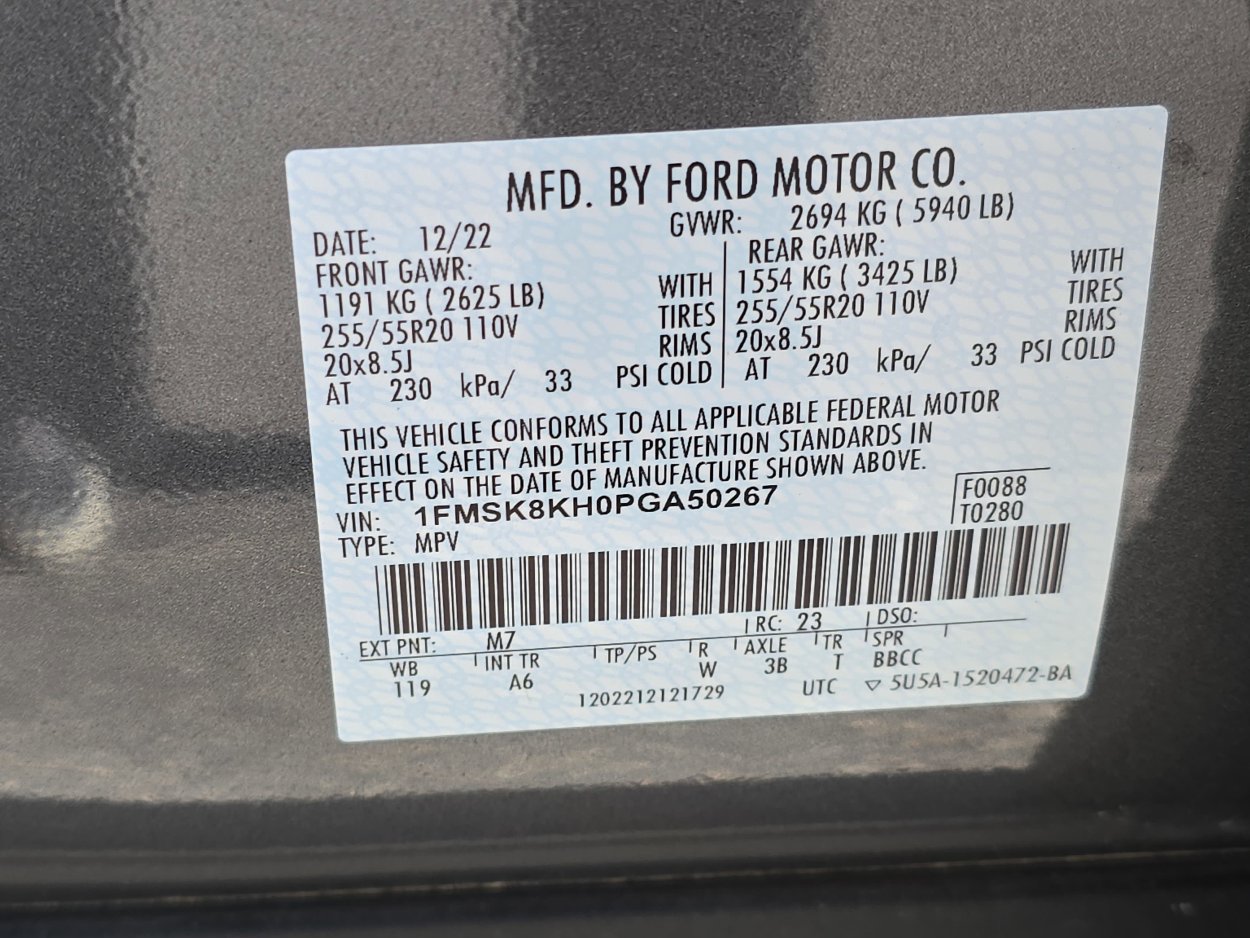 Used 2023 Ford Explorer ST-Line AWD/4WD image 36