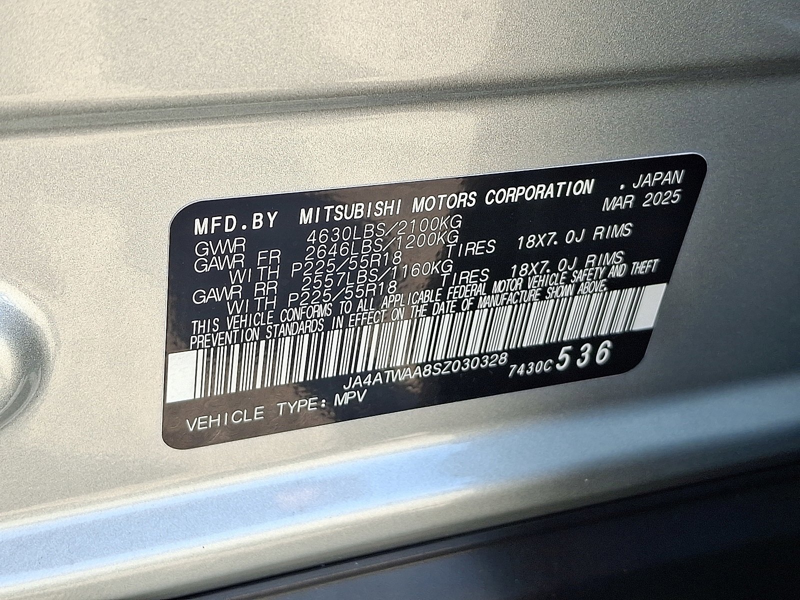 New 2025 Mitsubishi Eclipse Cross Black Edition image 25