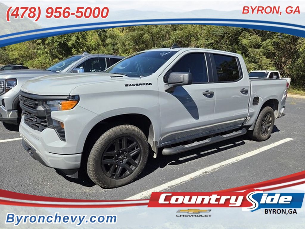 Used 2025 Chevrolet Silverado 1500 Custom w/ Turbomax Blackout Package