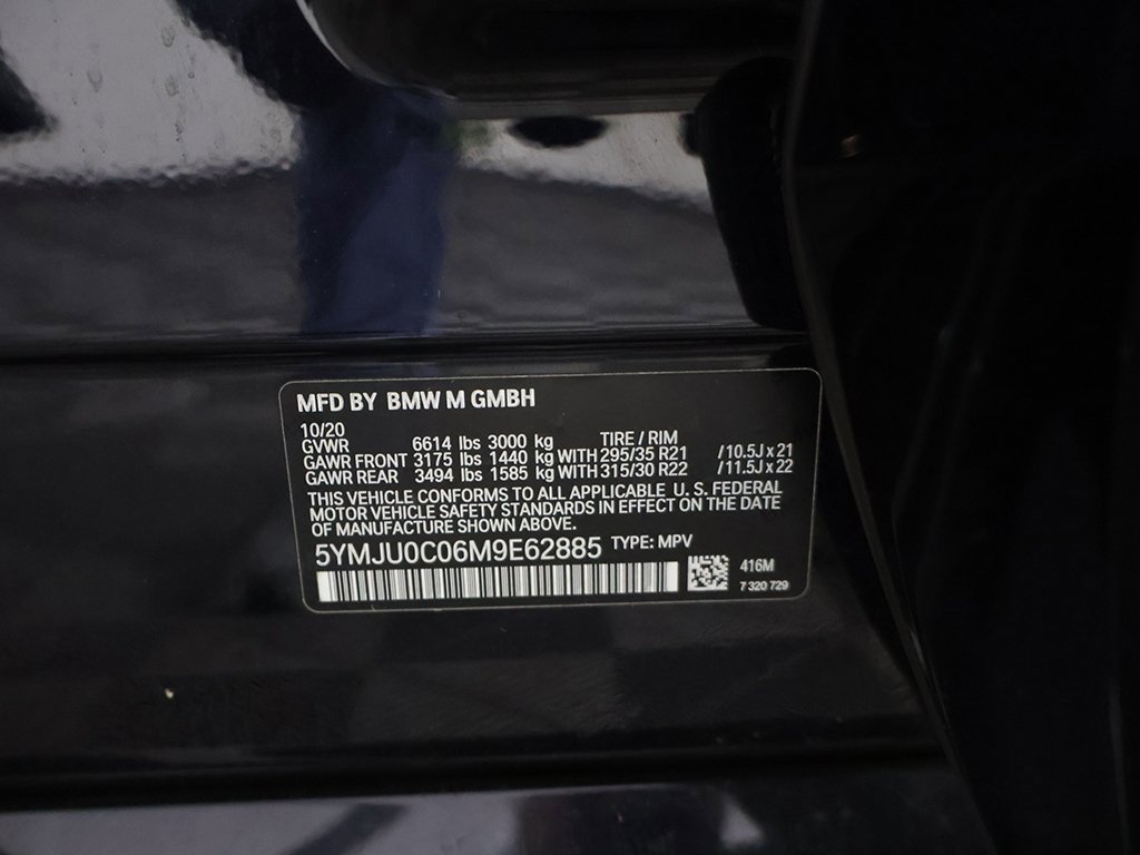 Used 2021 BMW X5 M w/ Executive Package image 59