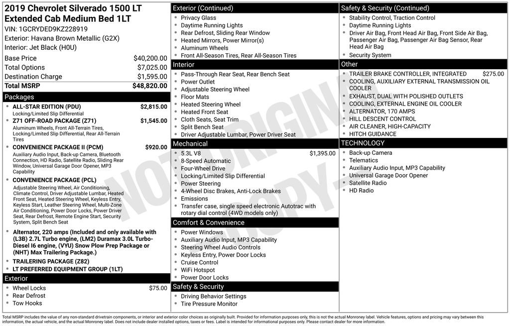 Certified 2019 Chevrolet Silverado 1500 LT w/ All-Star Edition image 10