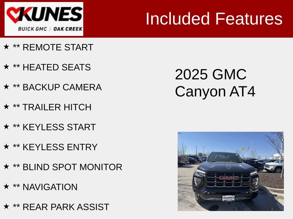 Used 2025 GMC Canyon AT4 image 2