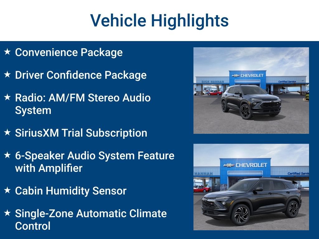 New 2026 Chevrolet TrailBlazer RS w/ Convenience Package AWD/4WD image 3