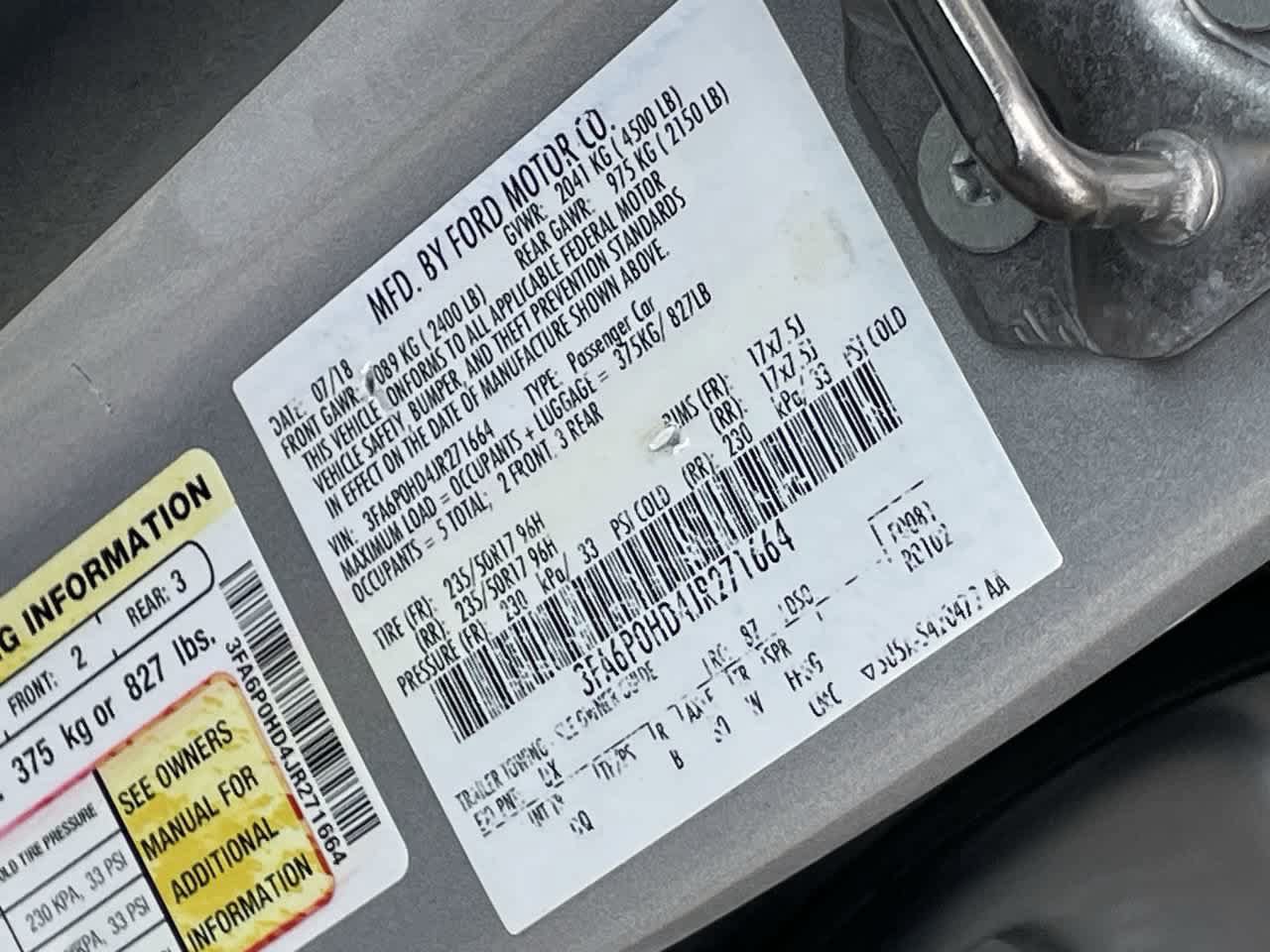 Used 2018 Ford Fusion SE FWD image 28