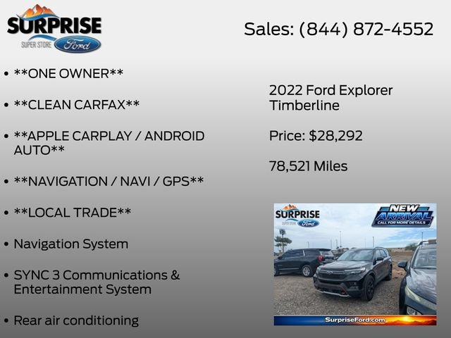 Certified 2022 Ford Explorer Timberline AWD/4WD image 7