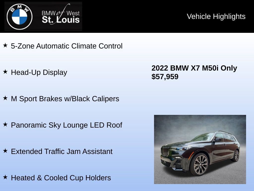 Used 2022 BMW X7 M50i image 16