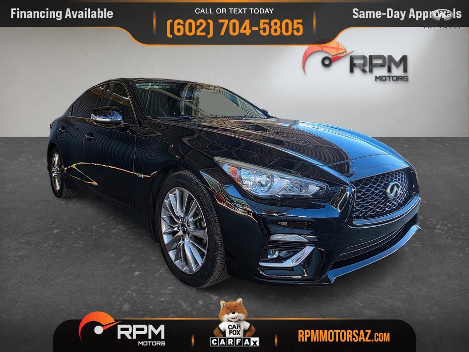 Used 2018 INFINITI Q50 Luxe w/ Cargo Package (L95) RWD image 25