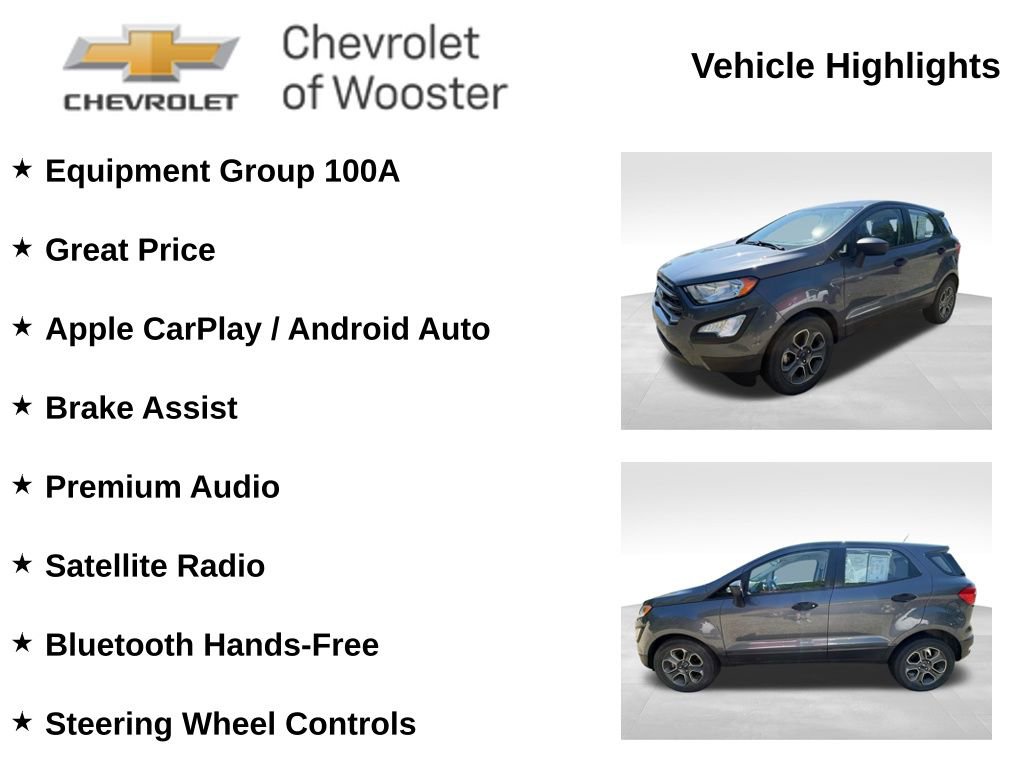 Used 2021 Ford EcoSport S FWD image 2