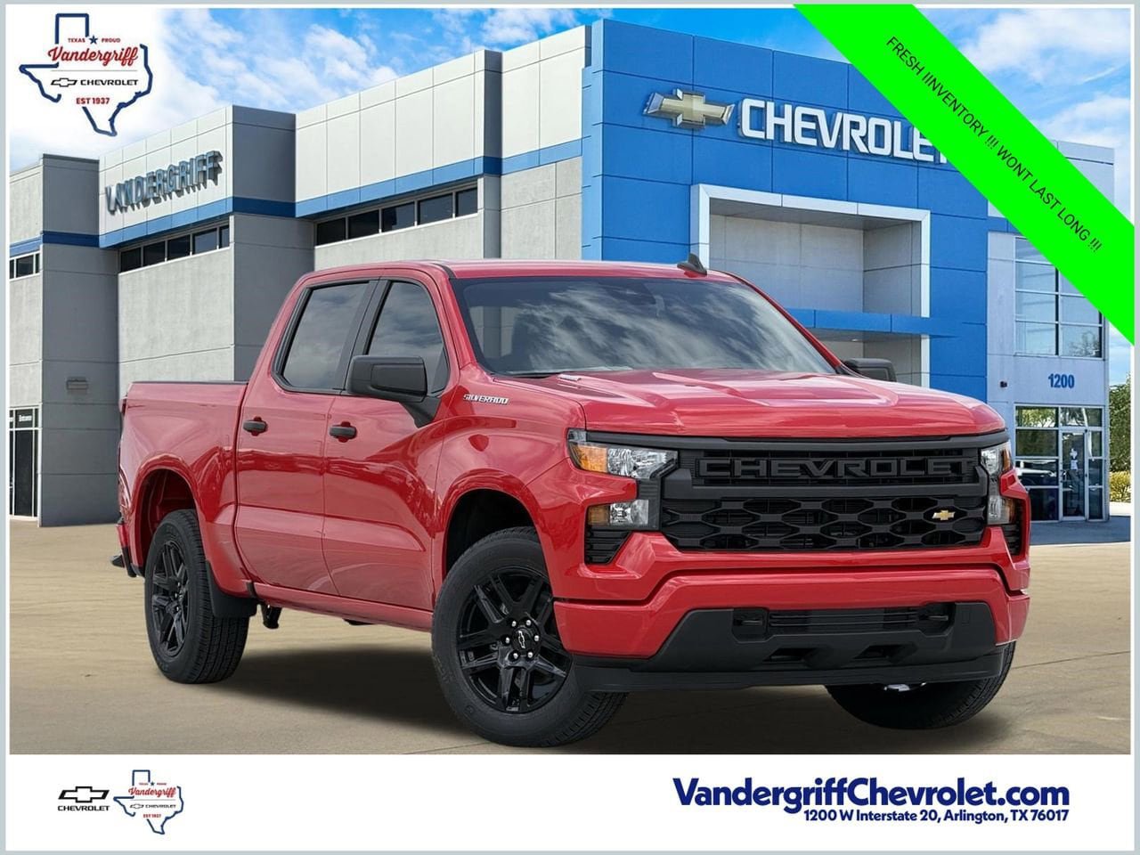 New 2026 Chevrolet Silverado 1500 Custom RWD image 1