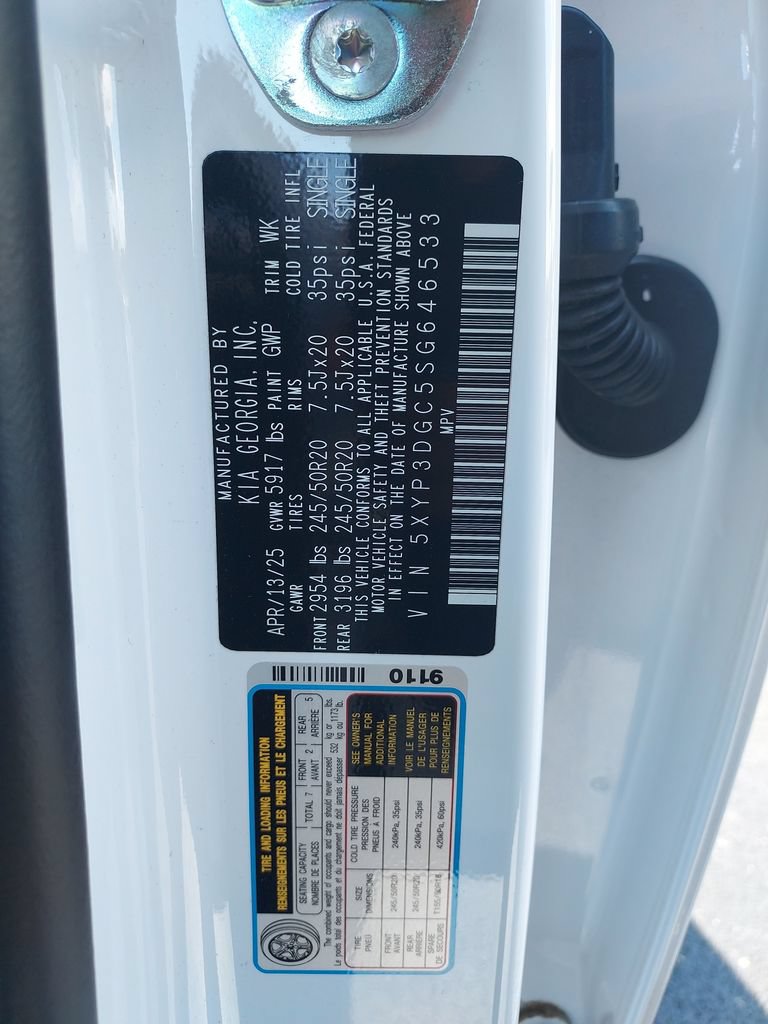 Certified 2025 Kia Telluride EX w/ EX Captain's Chair Package AWD/4WD image 26