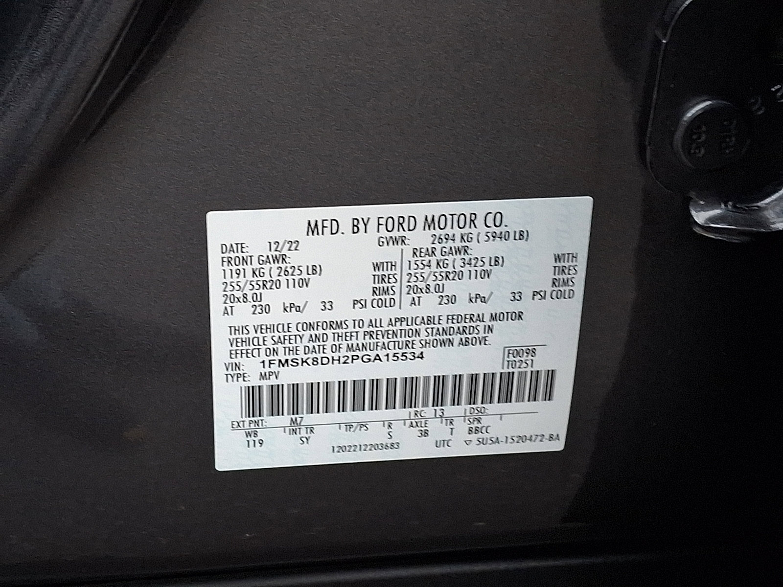 Certified 2023 Ford Explorer XLT w/ Equipment Group 202A image 29