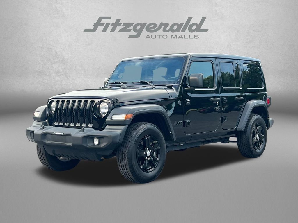 Used 2022 Jeep Wrangler Unlimited Sport w/ Sun And Sound Package AWD/4WD video 2