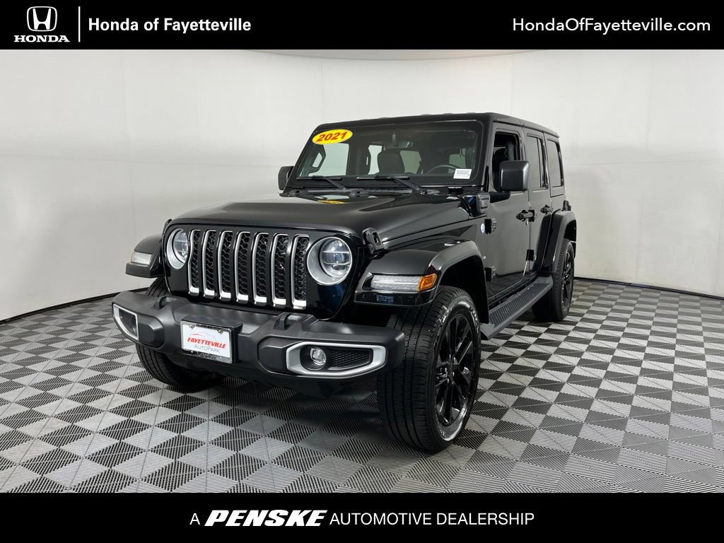 Used 2021 Jeep Wrangler Unlimited Sahara w/ Cold Weather Group AWD/4WD image 1