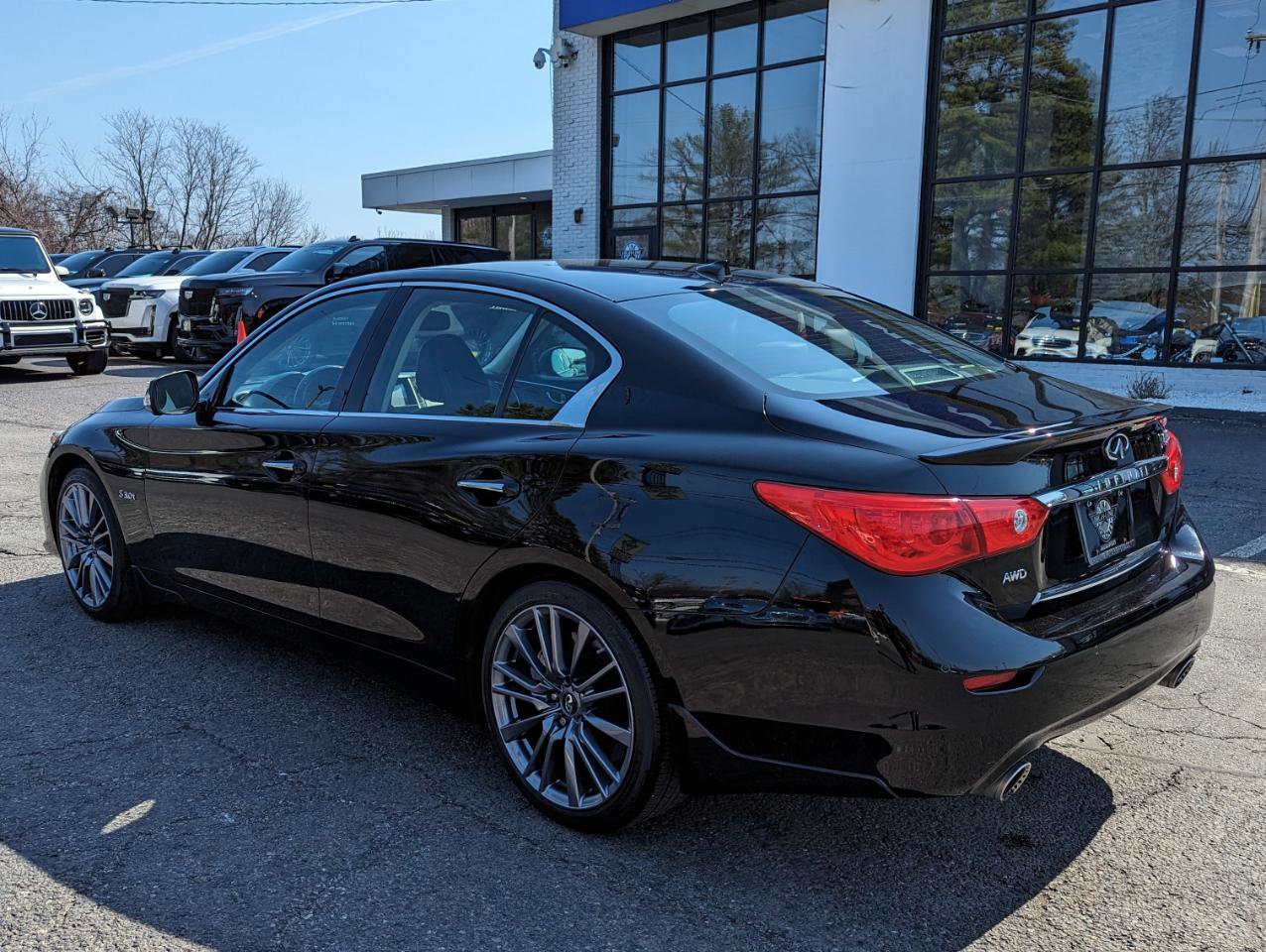 Used 2016 INFINITI Q50 Red Sport 400 image 10