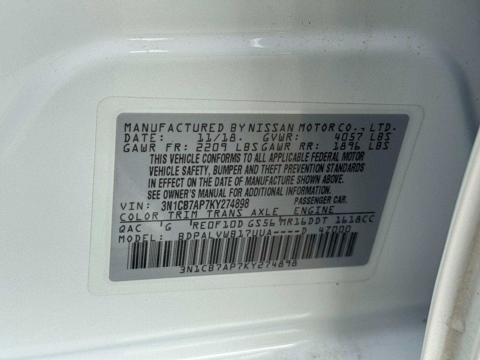 Used 2019 Nissan Sentra NISMO image 39