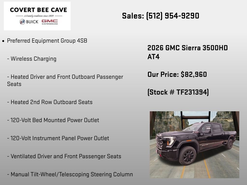 New 2026 GMC Sierra 3500 AT4 w/ AT4 Premium Plus Package image 18