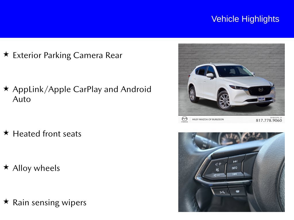 Used 2024 MAZDA CX-5 AWD 2.5 S w/ Select Package image 10