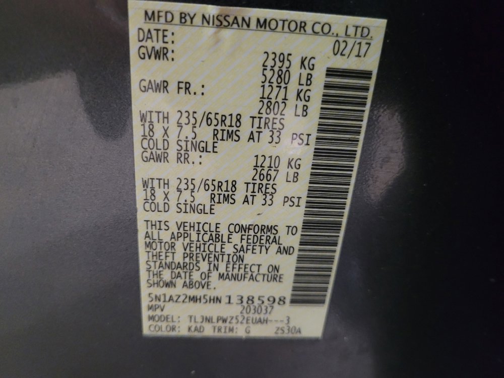 Used 2017 Nissan Murano S image 33