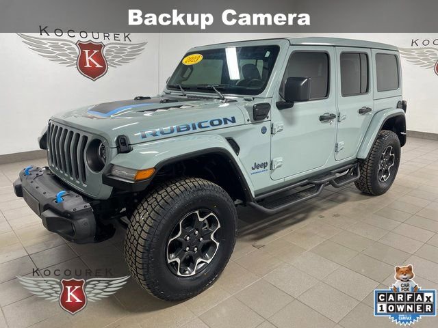 Used 2023 Jeep Wrangler Unlimited Rubicon 4xe w/ Steel Bumper Group image 3