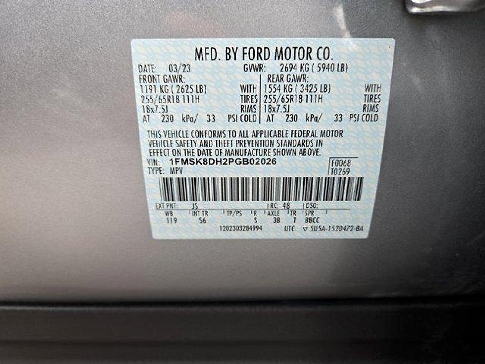 Certified 2023 Ford Explorer XLT w/ Equipment Group 202A AWD/4WD image 27