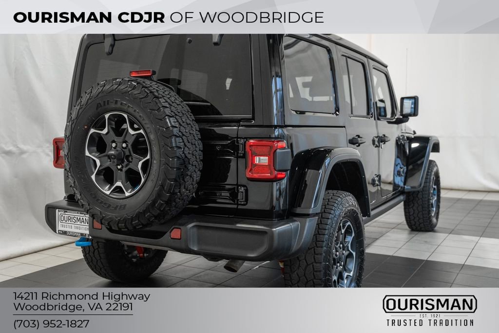 Used 2022 Jeep Wrangler Unlimited Rubicon 4xe w/ Cold Weather Group image 5