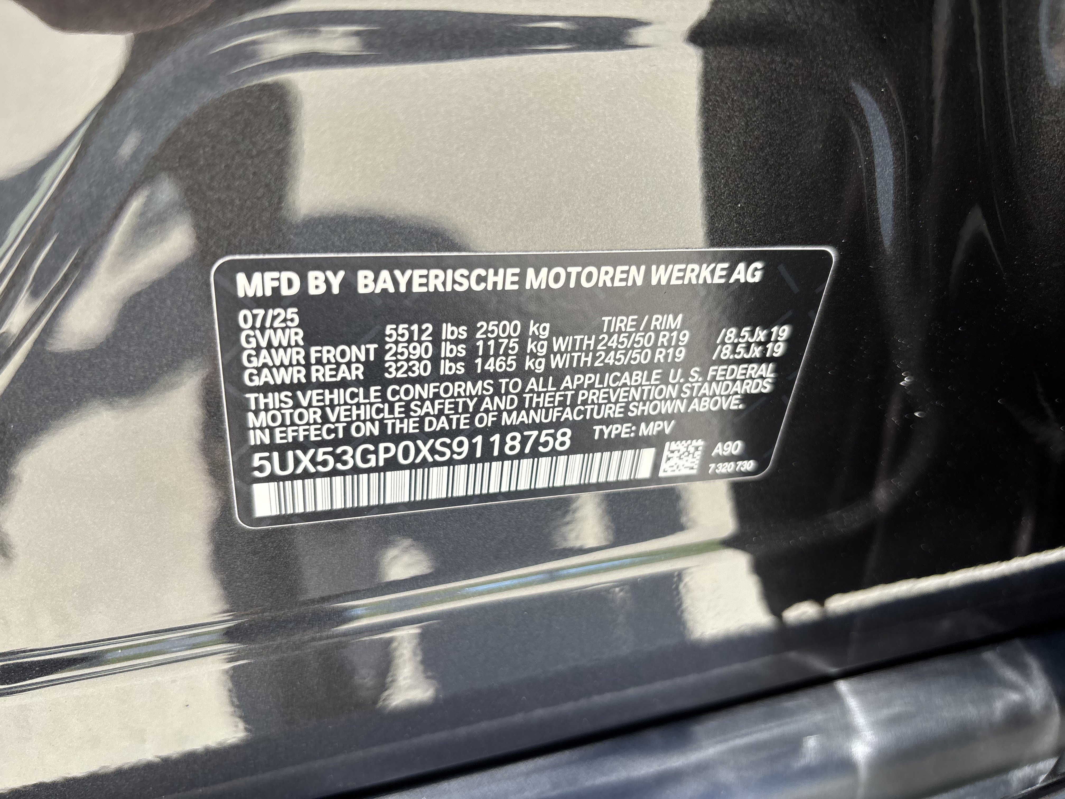 Certified 2025 BMW X3 xDrive30i w/ Convenience Package image 35