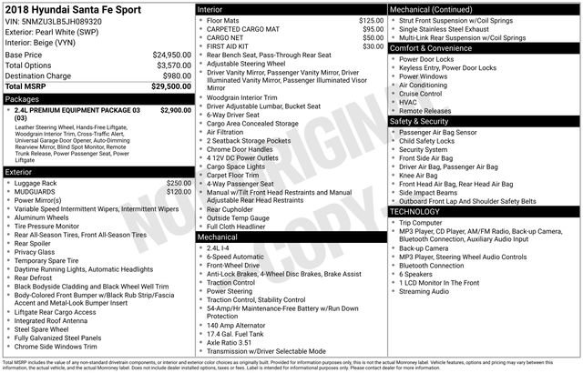 Used 2018 Hyundai Santa Fe Sport FWD image 31