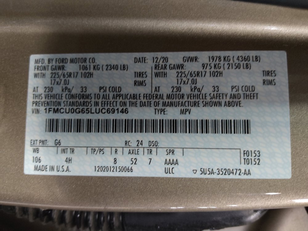 Used 2020 Ford Escape SE FWD image 33
