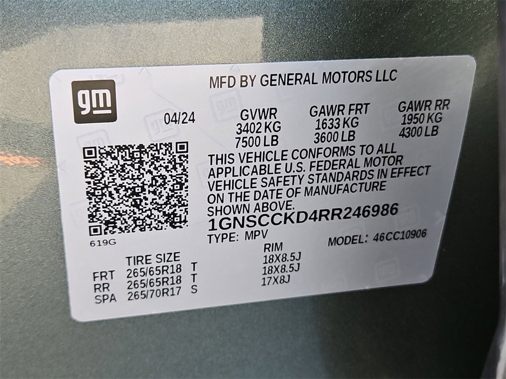 Certified 2024 Chevrolet Suburban LT image 34