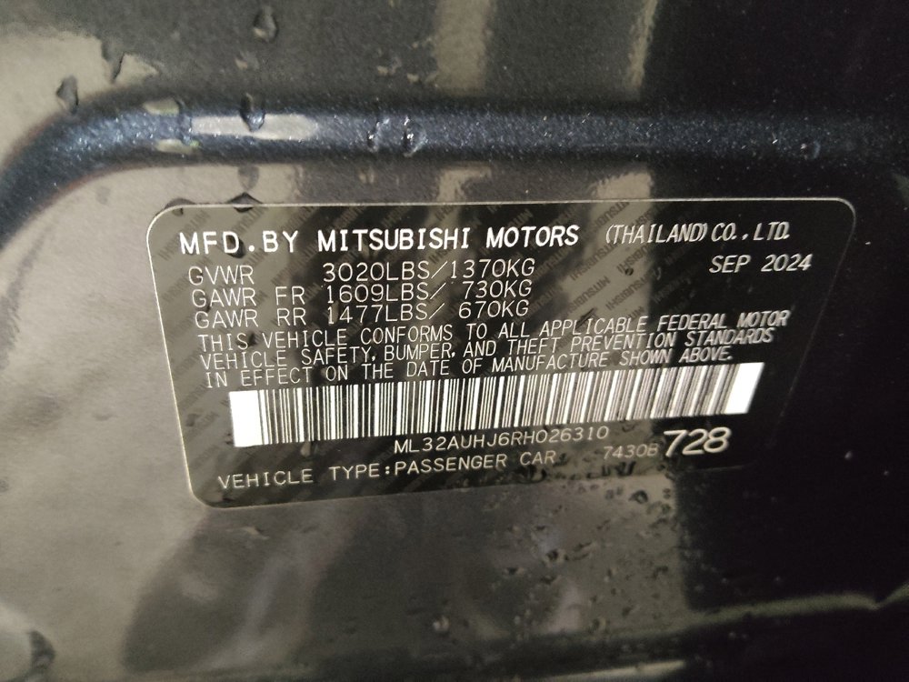 Used 2024 Mitsubishi Mirage ES image 33