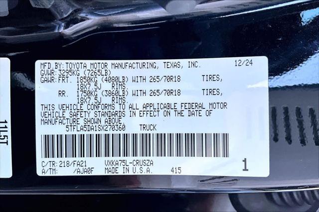 Certified 2025 Toyota Tundra SR5 w/ SR5 Convenience Package AWD/4WD image 37