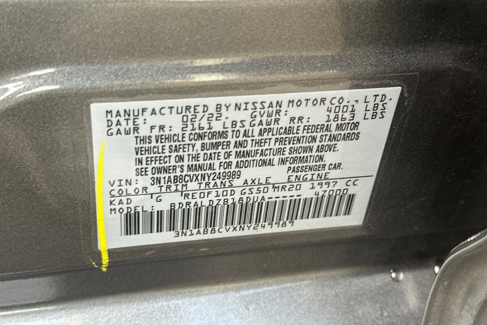 Used 2022 Nissan Sentra SV w/ Electronics Package image 32