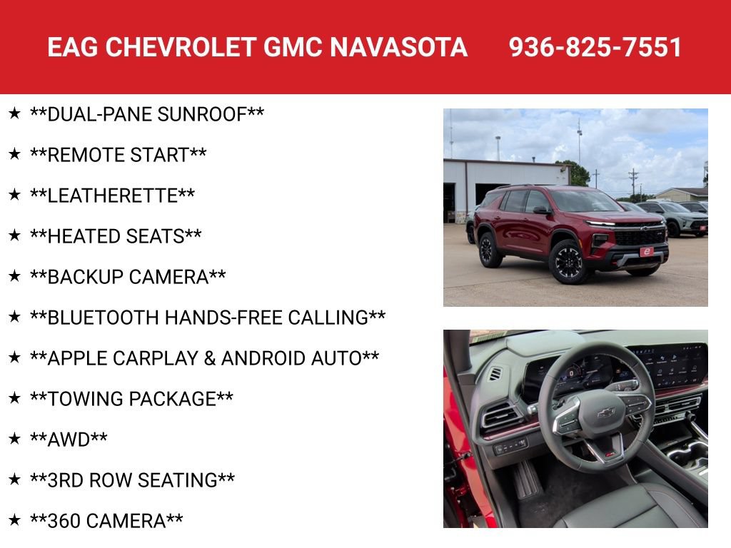 New 2026 Chevrolet Traverse Z71 w/ Driver Confidence Package AWD/4WD image 4