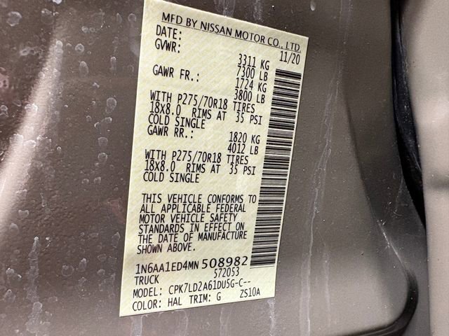 Used 2021 Nissan Titan PRO-4X w/ Pro-4x Convenience Package image 39