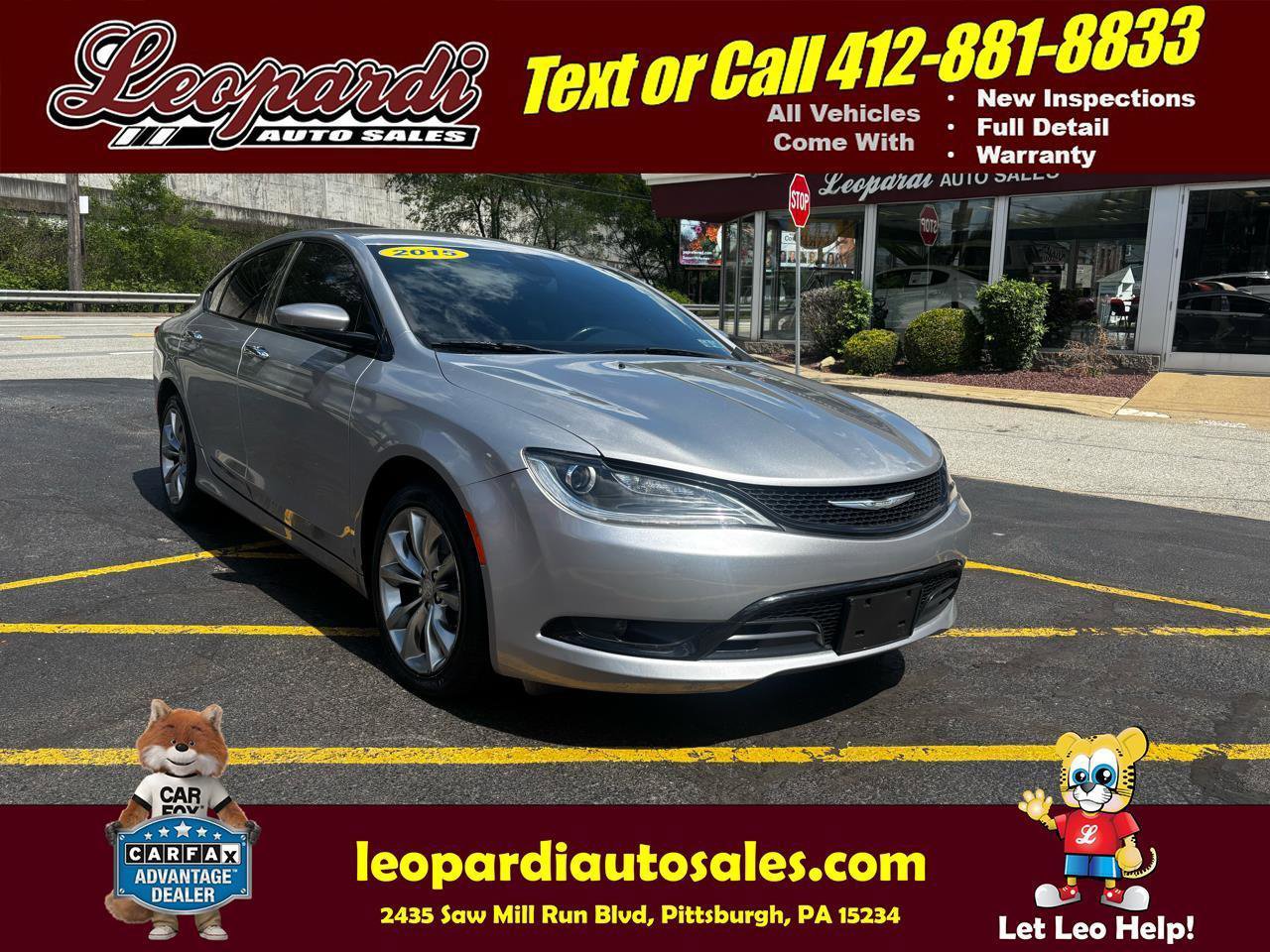 Used 2015 Chrysler 200 S