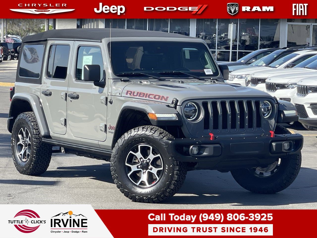 Certified 2021 Jeep Wrangler Unlimited Rubicon